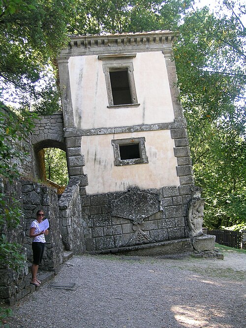 The Leaning House at Parco dei Mostri