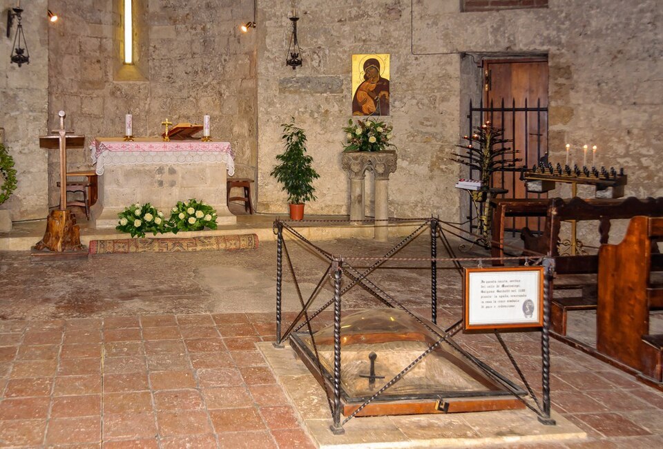 Sword in the stone at Montesiepi Chapel